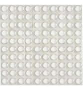 100PCs Clear Cabinet Door Bumpers 1/2", Self Adhesive Silicone Clear Rubber Bumpers for Cabinet D...