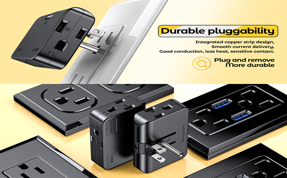 3 way plug adapter 3 outlet adapter wall outlet expander
