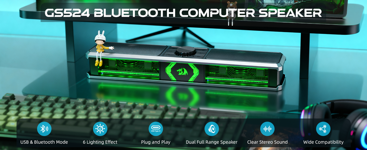 Bluetooth Computer Speaker