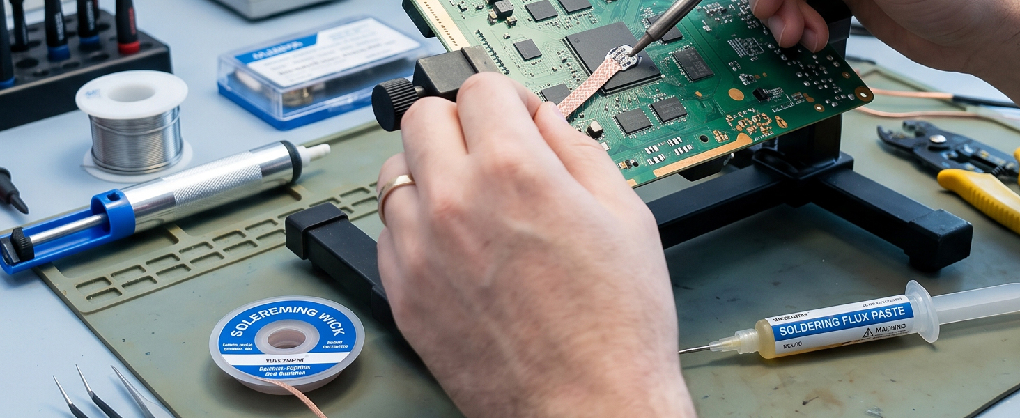 Solder Paste and Solder Wick