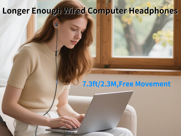 earbuds wired usb for computer school