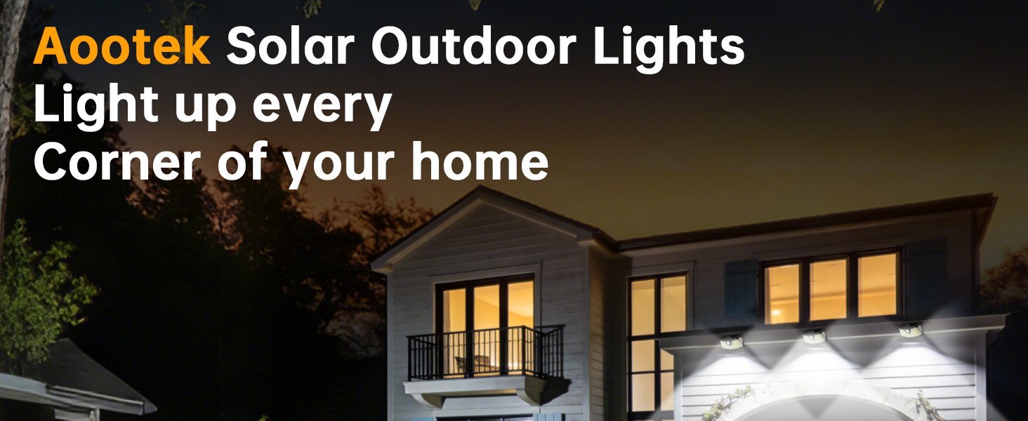 aootek solar outdoor lights
