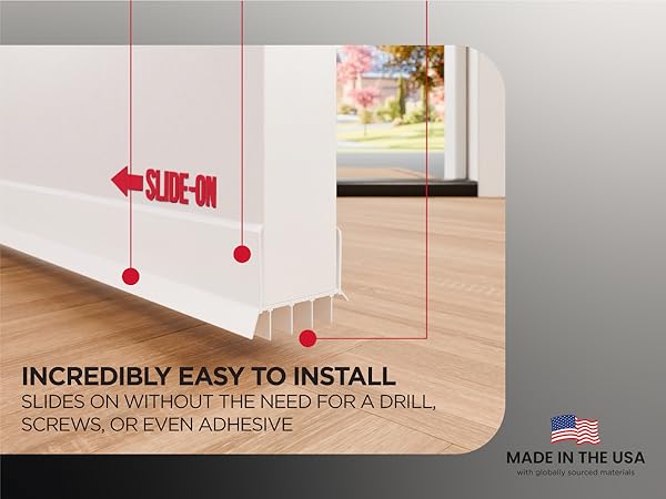 adjusts to seal 3/8&amp;#34; to 3/4&amp;#34; gap