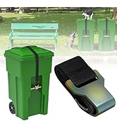 Wuno Shop Trash Can Lid Lock for Raccoons, Bear Proof Garbage Can Locks for Animals, Strong Outdo...