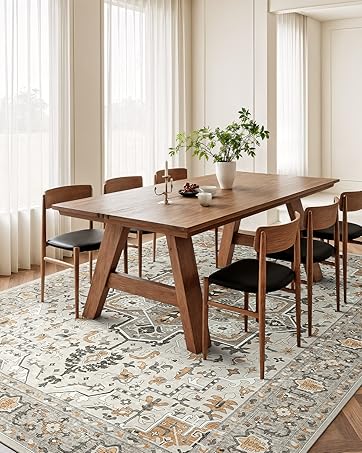 Oriental Indoor Area Rug Low Pile