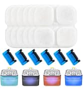 Wonder Creature Cat Water Fountain Filter Replacement, 6/8/6+6/12+12 Pack for Crystal Cat Fountai...
