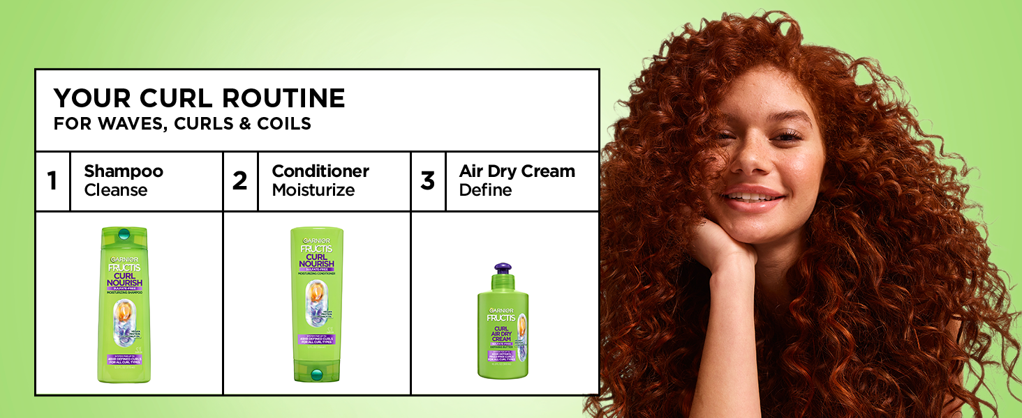 Curl Routine: Shampoo, Conditioner and Air Dry Cream