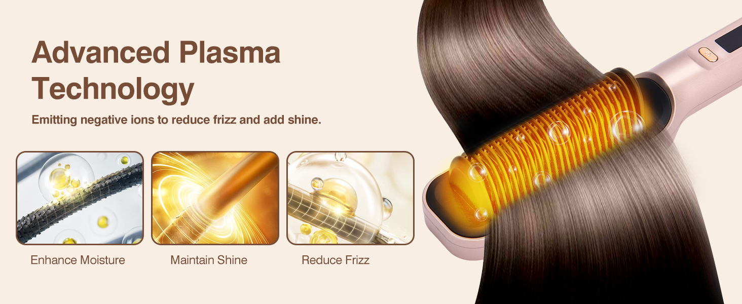 Hair Straightener Brush