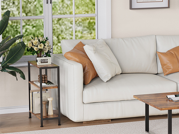 3-Tier Side Table, Small End Table