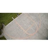 Murray Sporting Goods Basketball Court Marking Stencil Kit for Driveway, Asphalt or Concrete | St...