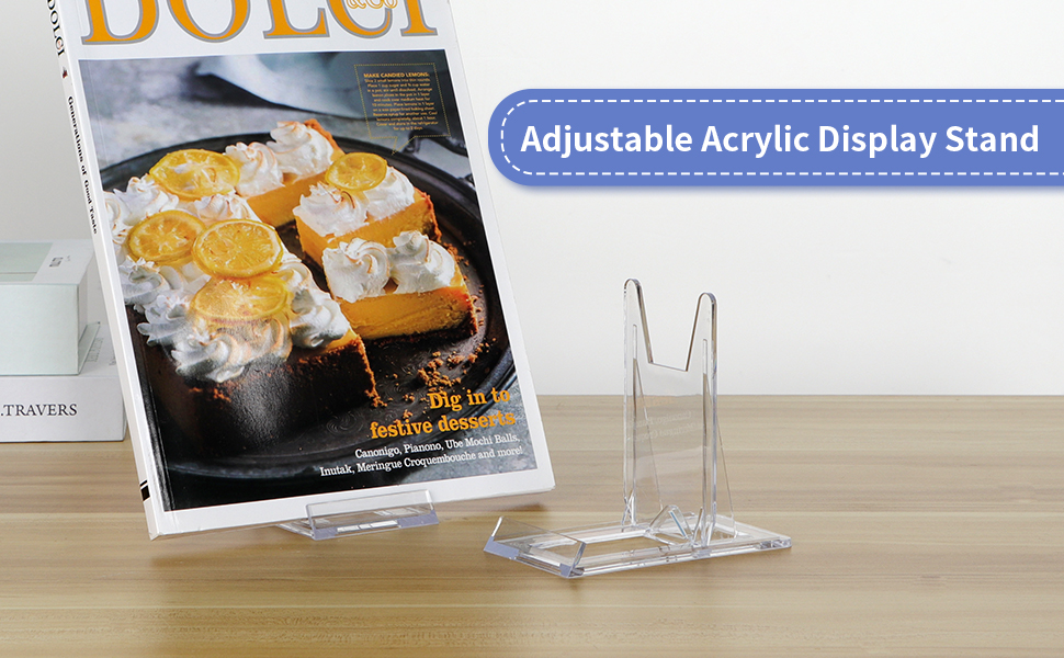 acrylic book display stand
