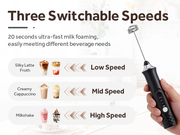 milk frother rechargeable
