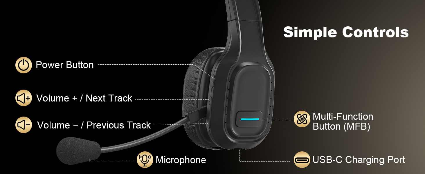 Single Ear Wireless Headphone i