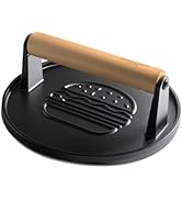 XUDAKAIXIN Cast Iron Smash Burger Press 7.1