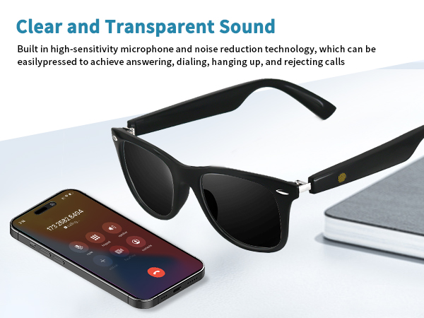 glasses with bluetooth men