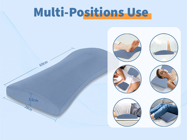 Lumbar Support Pillow for Bed