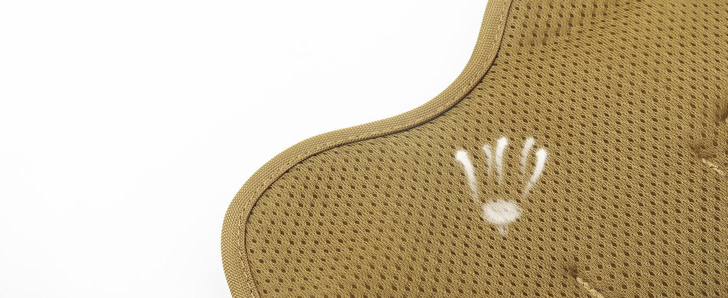 breathable material brown