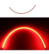 Zenarao 2Pcs 130mm Vintage LED Bulb - Dimmable 3V COB Warm White 2700K Light, Energy Efficient an...