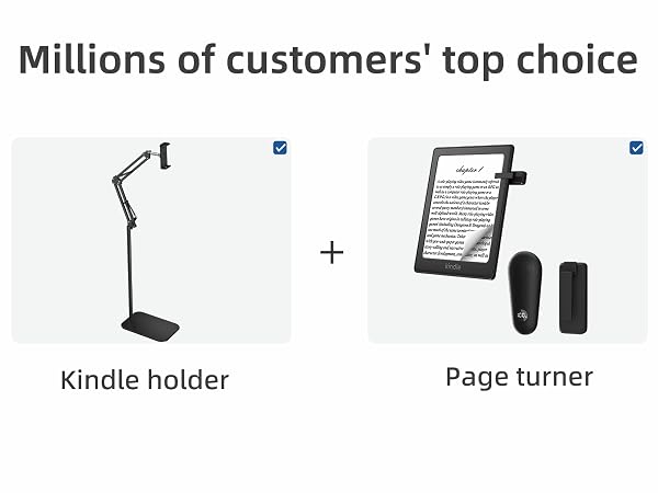 Kindle holder with Page turner is customers top choice