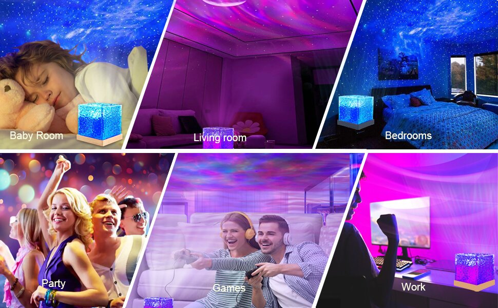 TGYWCHY Ocean Wave Projector Lamp are a perfect addition to any home or office
