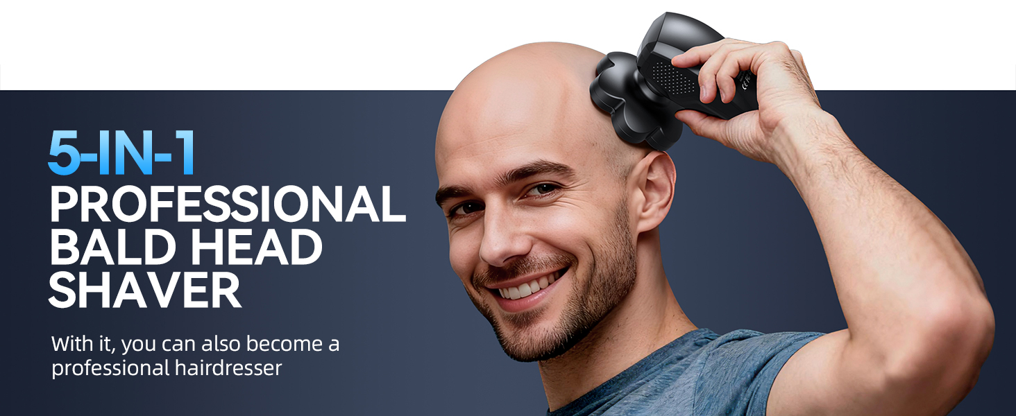 5-IN-1 PROFESSIONAL BALD HEAD SHAVER