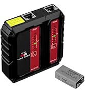 Mcbazel Network Cable Tester for RJ45 RJ11, Ethernet Cable Tester Tool Compatible with CAT5/CAT5E...