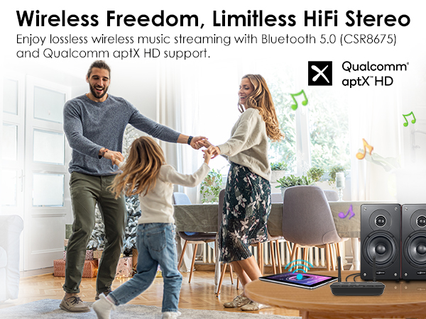 bluetooth transceiver with HD sound-M