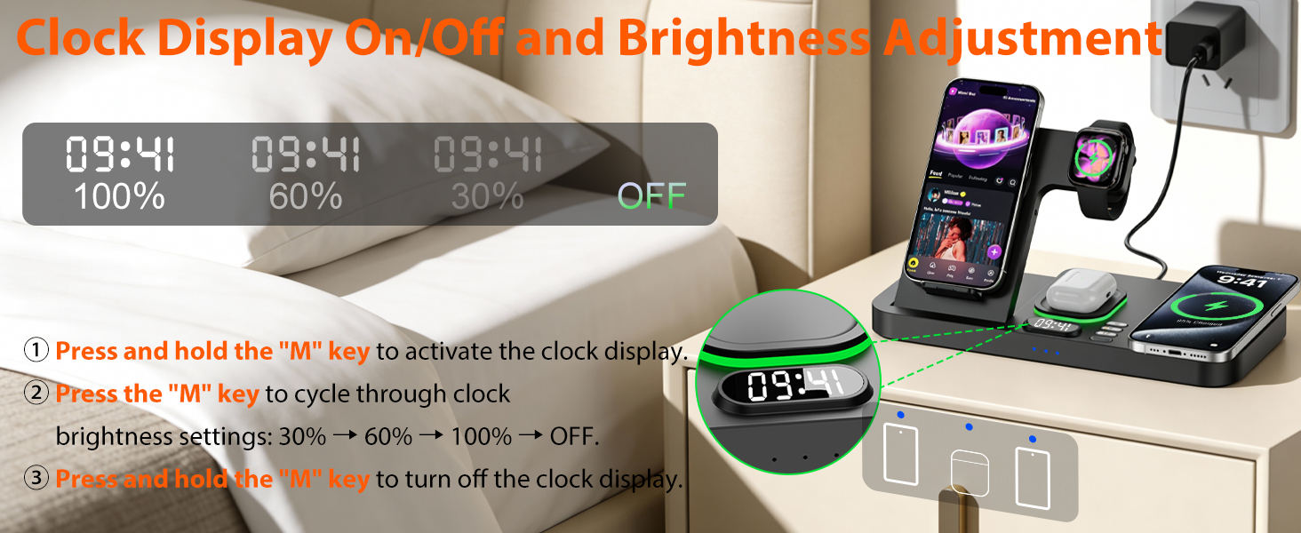 2 phone charging station