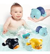 Bath Toys for Toddlers 1-3-Baby Bath Toys Wind-up Bathtub Toys for 1 2 3 4 Year Old Boys Girls Ba...
