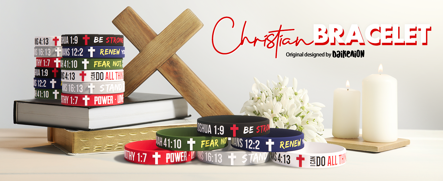 Christian bracelets wristbands gifts bulk favors supplies prizes