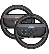 Juylay Steering Wheels for Nintendo Switch 2 JoyCon Controllers, Racing Wheels Accessories for Ma...