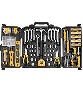 KREBS Mechanic Tool Kit 168 Piece General Household Hand Kit Set with Wrench Tool Set Portable St...