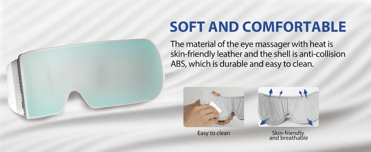 skin-friendly eye massager
