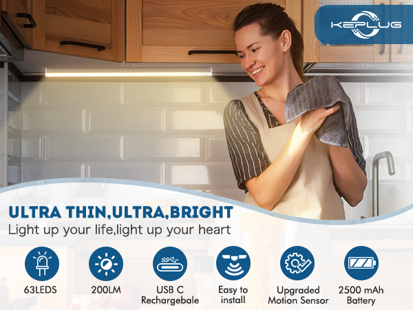 motion sensor under cabinet light