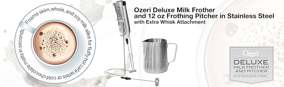 portable mixer; cappuccino frother; hot milk frother; coffee foam maker; electric whisk