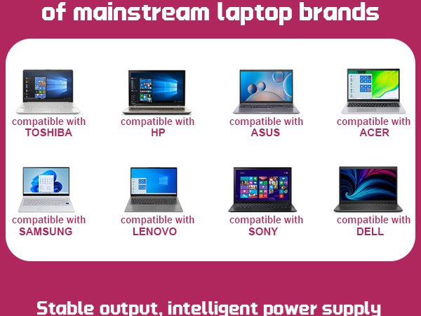 90W Universal laptop charger