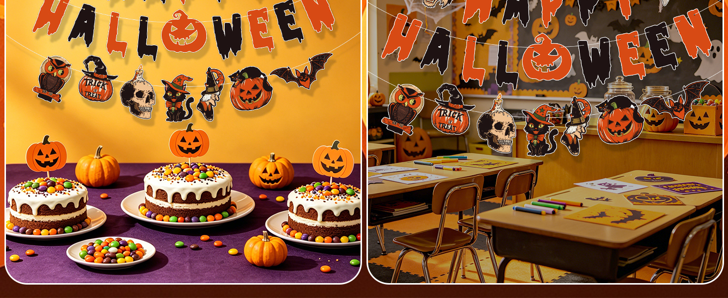 vintage Halloween decor