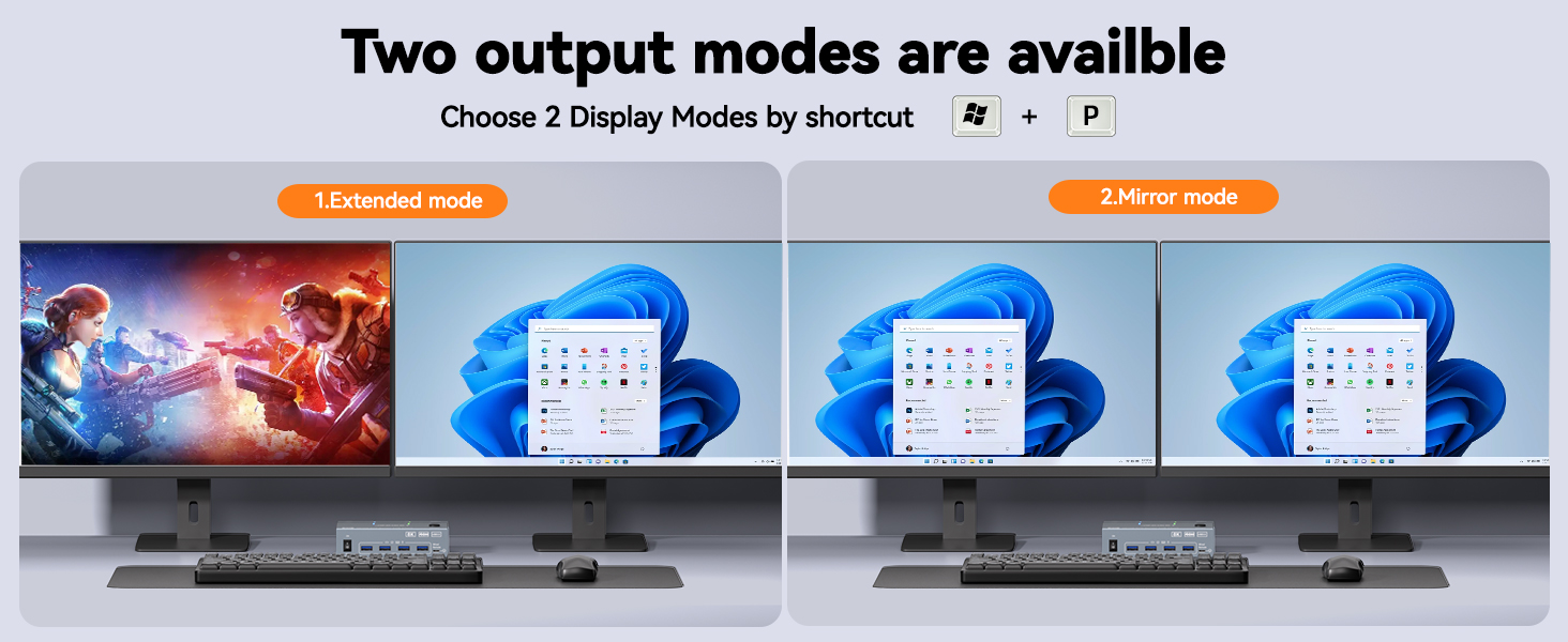 kvm 2 monitors 2 computers