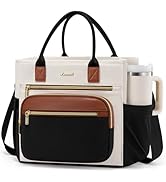 LOVEVOOK Insulated Lunch Bag Women,Wide Opening Adult Lunch Box Women,Large Leakproof Cooler Bag ...