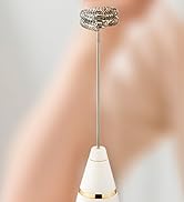 Electric Whisk Rechargeable with Egg whisk milk frothing bar, 3 Speed Adjustable, Milk Frother Ha...