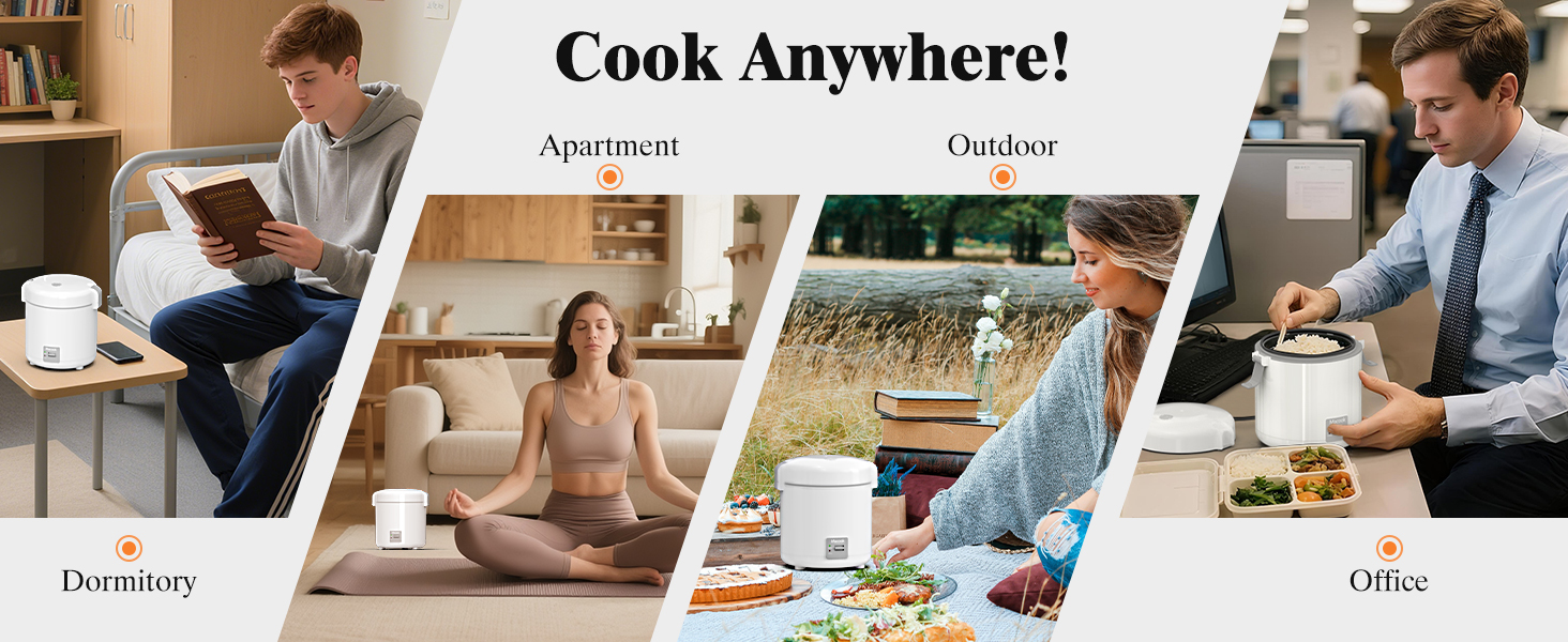 mini appliances small rice cooker 1 cup