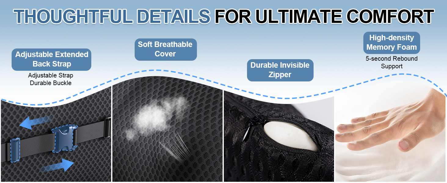 Lumbar Support Pillow for Car