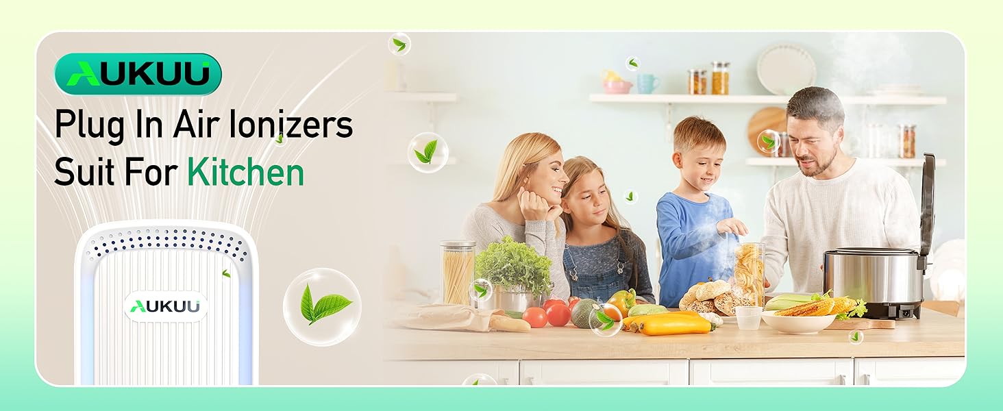 Plug In Air Ionizers Suit For Kitchen