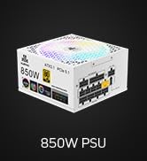 850W Fully Modular Power Supply 80+ Gold Certified with 12V-2x6 Cable – ATX 3.1 &amp; PCIe 5.1 Compli...