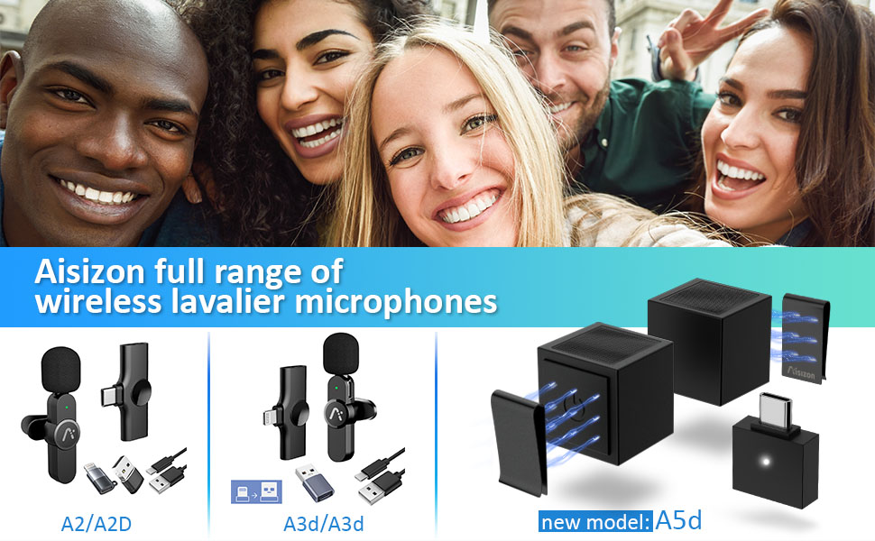 new model: Aisizon A5d wireless mic