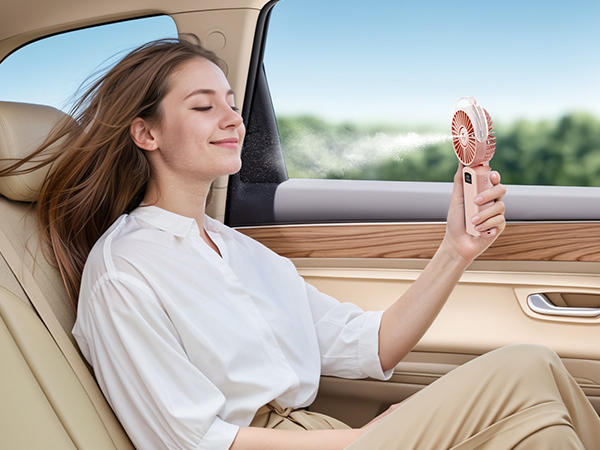 fan with water spray misting fan