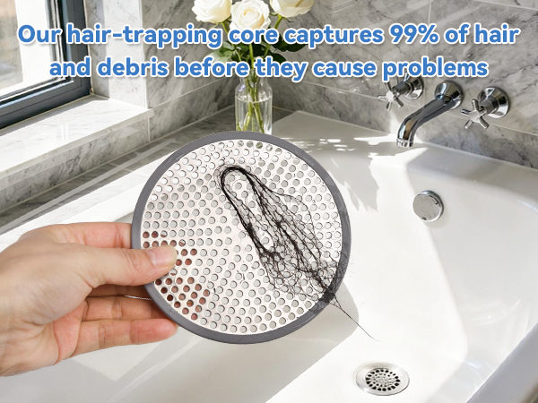 hair catcher shower drain