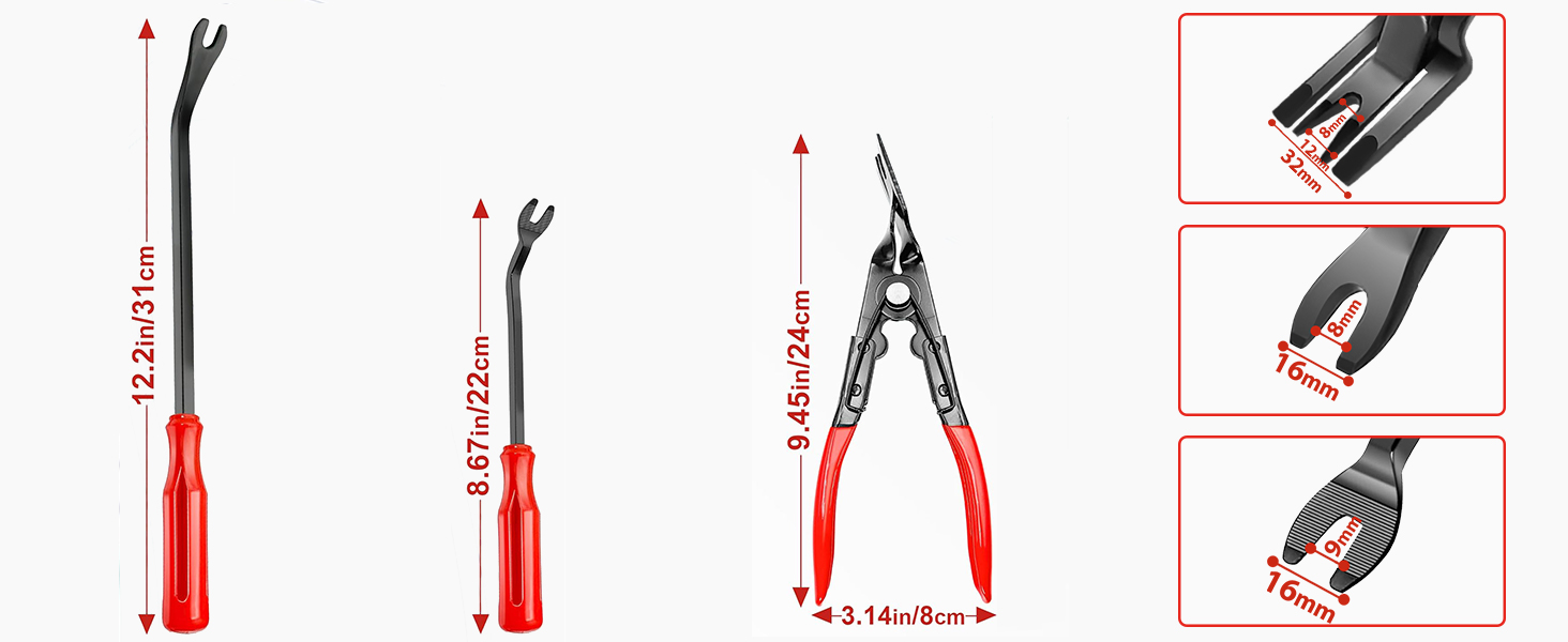 3 pcs clip pliers Specification
