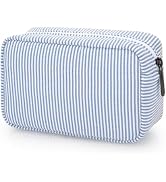 E-Tree Cute Makeup Bag,Zipper Make up Pouch for Purse,Toiletry Skincare Cosmetic Brush Case for W...