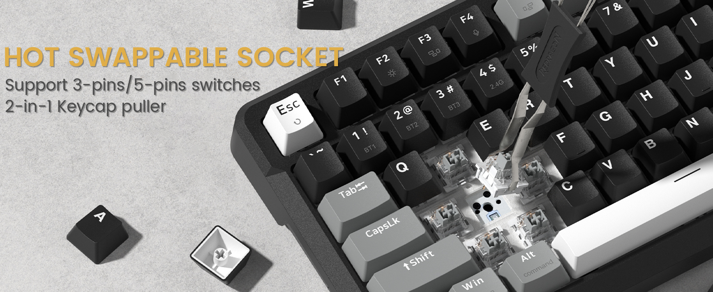 hot swappable mechanical keyboard